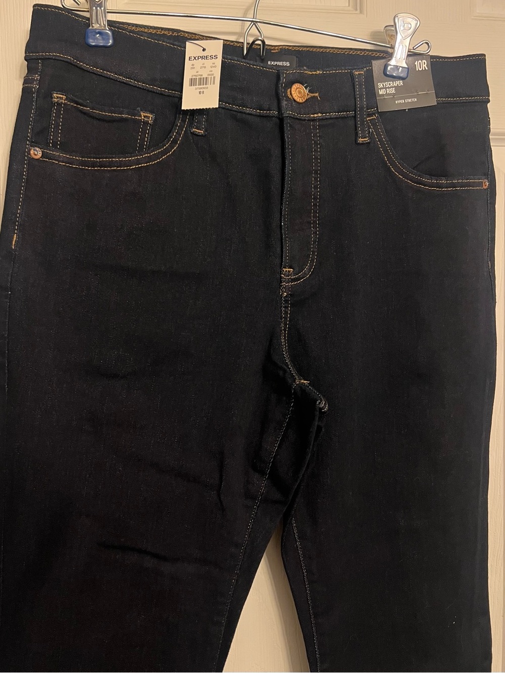 Express Skyscraper Mid Rise Hyper Stretch Jeans - Picture 2 of 4